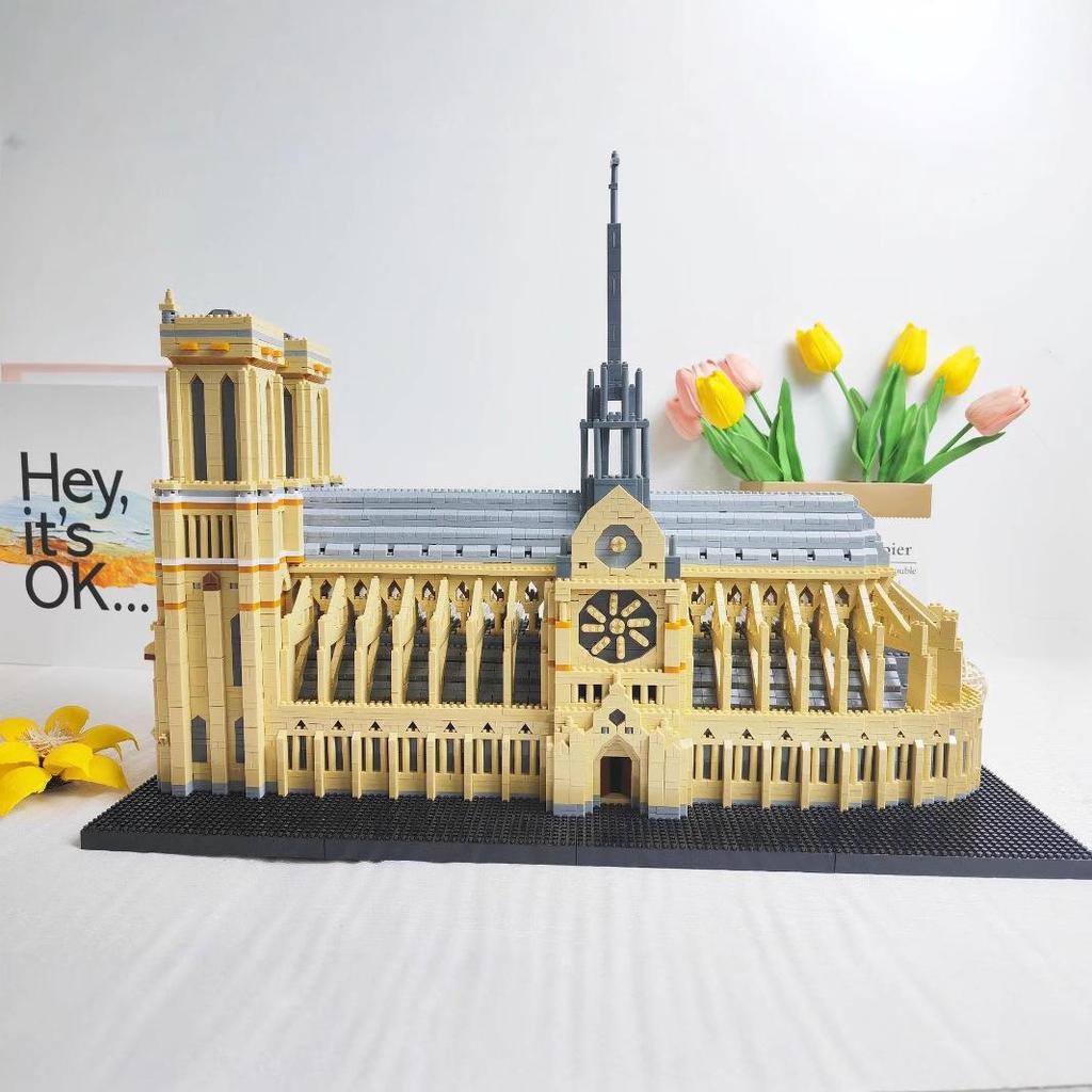 Notre Dame, Roman Colosseum, Leaning Tower of Pisa, World Cup Building Block Sets