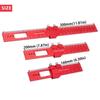 T-Type Scribing Ruler High Precision Pocket Ruler Inch and Metric Metal Slide Ruler Aluminum Alloy Woodworking