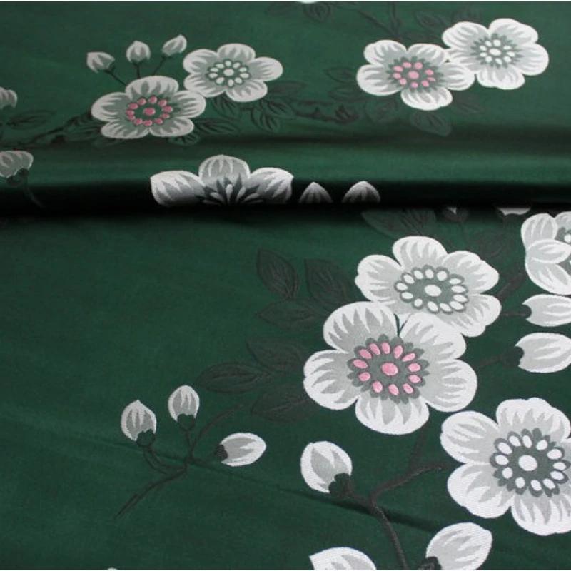 Chinese Style Decoration Weaving Brocade Fabric Jacquard Silk Fabric DIY Handmade Cheongsam Cotton-padded Jacket Mongolian Robe