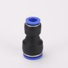 PG Trachea Pneumatic Quick Connector, Straight Plastic Reducing Coupling (Sizes: 6-4, 8-6, 10-8, 12).