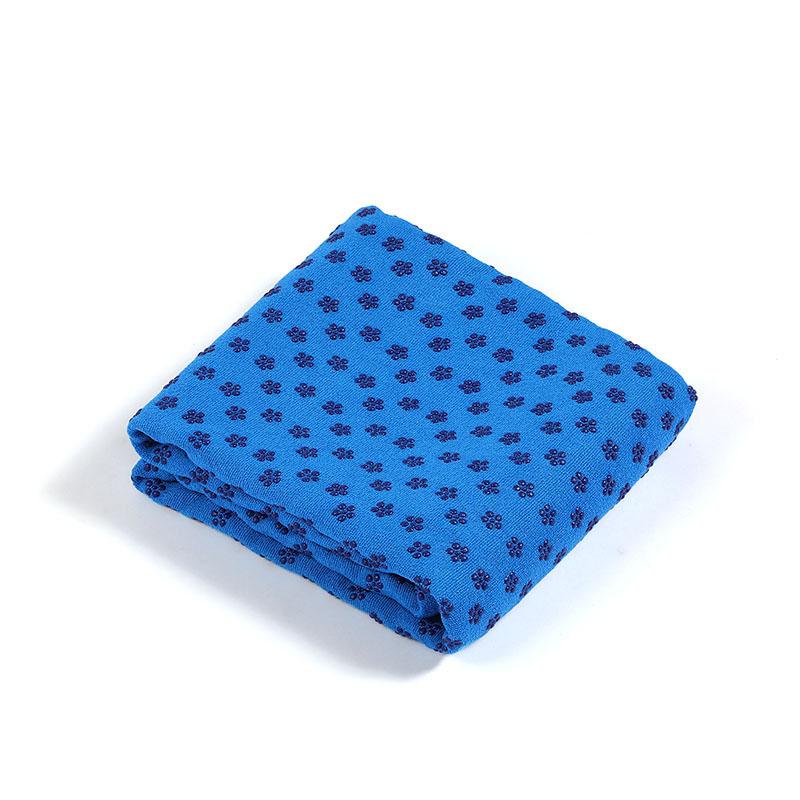 Portable Anti-slip Sweat-absorbent Yoga Mat Towel Cloth Mat Ultra-thin Yoga Blanket Towel Blanket Workout with Pouch