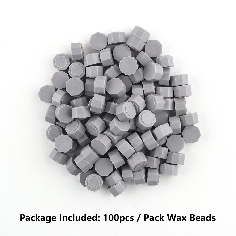 100pcs Wax Seal Beads - 24 Colors Sealing Wax Beads for Making Wax Seals, Decor for Envelope Letter Wedding Invitation