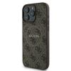 Custodia per iPhone 16 Pro Guess MagSafe Logo Classico Marrone
