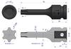 Nasadka Udarowa 1/2" Gwiazdkowa Star T50 Waryński