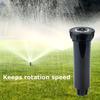 1 pz. Testa Sprinkler Pop-Up Retrattile Rotante a 360° Spruzzo ad Alta Pressione Plastica Resistente Strumento per l'Irrigazione del Prato Accessori da Giardino