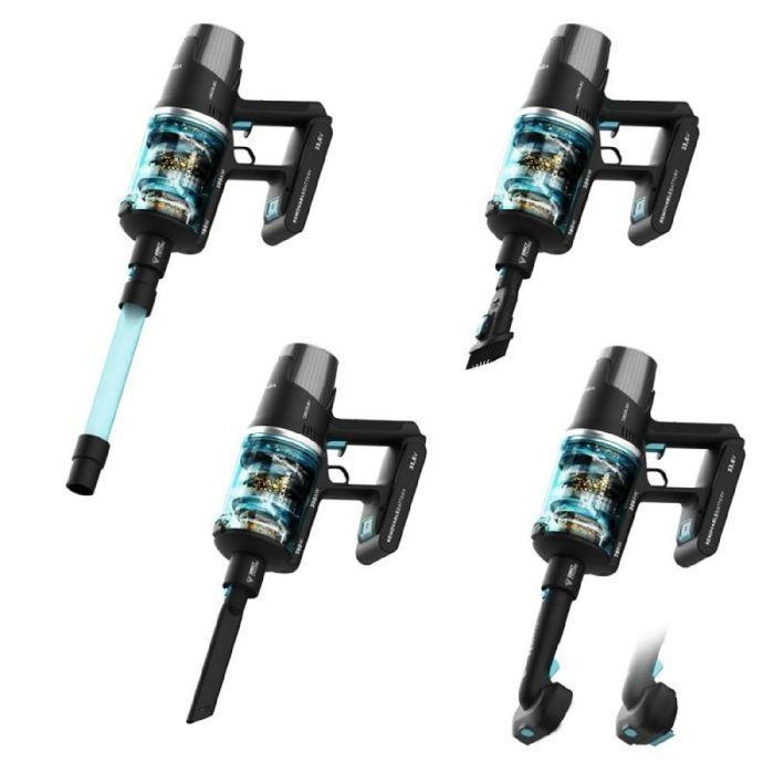 Cecotec Aspirateur Balai sans Fil Conga Rockstar RX50 Pet Flex. 300AW, 750W, 30kPa, Moteur Haute Performance, Brosse Hairless XL, Au