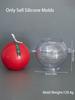 4-9cm Spherical Candle Acrylic Mold Home Decor DIY Ball Shape Crafts Wax Making Supplies Plastic Molds Kit Holiday Party Gifts