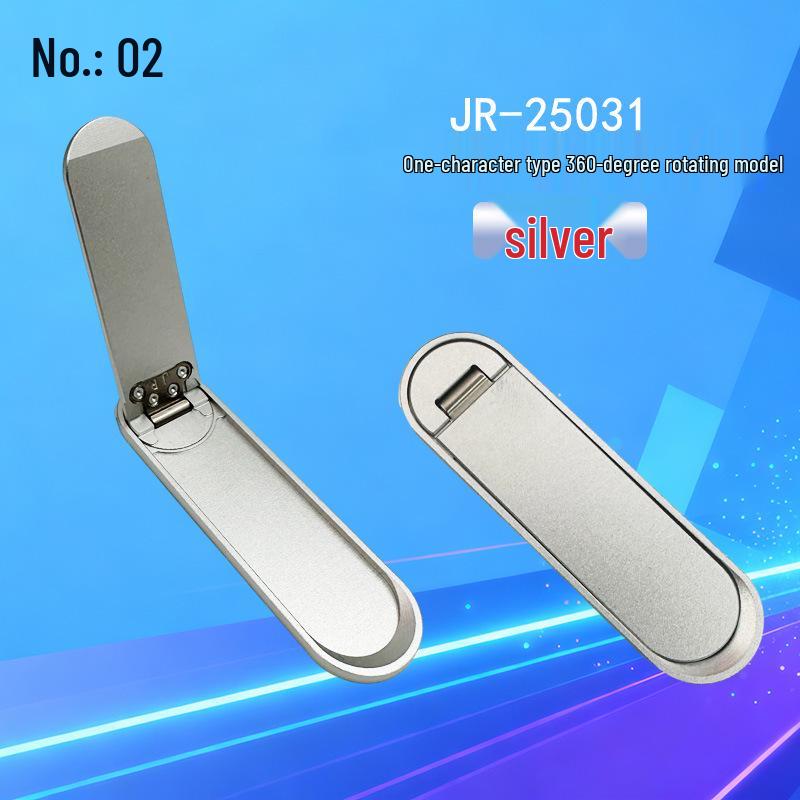 

Aluminum Alloy Rotating Foldable Stand Back Sticker Case for iPhone 17 Pro Max 360° Rotating Bracket срібний