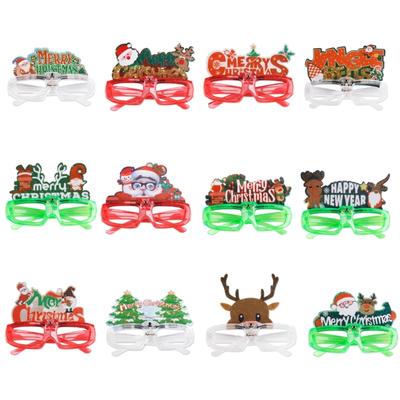 Neujahrsbrillen Karneval Weihnachtsbrillen Foto-Requisiten Leuchtende Dekorationen Neujahr Jugendliche Erwachsene Weihnachtsgeschenk