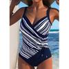 Costume da Bagno Intero da Donna | 1 pezzo | Tessuto a Maglia in Poliestere | Elastico, Alta Elasticità | Costume Intero | Donna | Stile Sportivo Nuovo