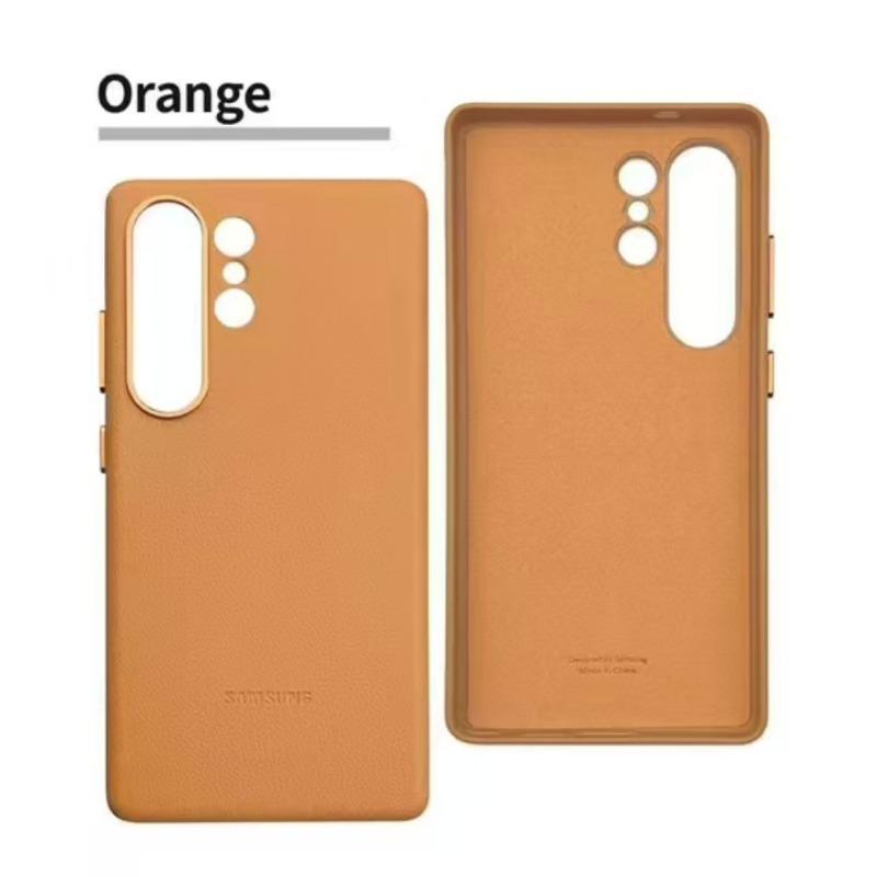 Suitable for Samsung S25ultra Mobile Phone Case Official Same Leather S25 Full Cover Anti Fall S25 Protective Case