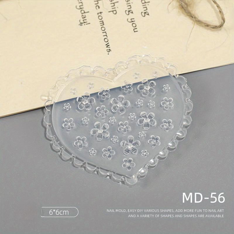 3D Silicone Nail Art Mold Reusable Fashion Versatile Camellia Bow Kawaii Butterfly Party Nail Decoration Art