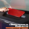 Red Carbon Fiber Dashboard Slot Mat Trim Sticker For Nissan Frontier 2024-2025