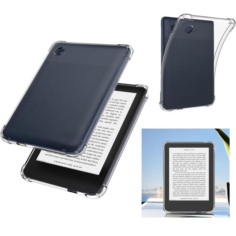 Transparent TPU Soft Back Cover Protective Shell Shockproof Case Back Cover Replacement for Clara 6inch eBook