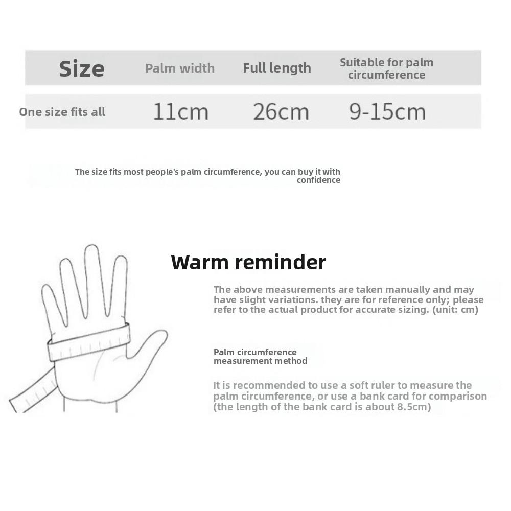 Touchscreen Compatible Full Finger Mittens Windproof Motorcycle Gloves  for Winter Riding