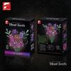 614PCS Gothic Flower Bouquet Building Blocks Romantic Flower Model Bricks Home Decoration Kids Educational DIY Toys Holiday Gift
