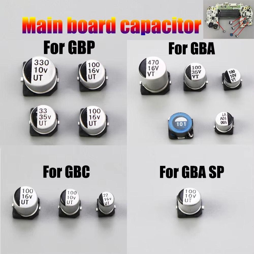 Repairing Motherboard Capacitor DIY Electrolytic Capacitor for GBA/GBASP/GBC/GBP Spare Parts