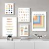Children's Knowledge Education Posters Alphabet Multiplication Table Chart Prints Canvas Painting Wall Pictures Home Room Decor