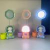 Nueva Lámpara de Mesa de Conejo Espacial de Dibujos Animados Portalápices Sacapuntas Lámpara de Mesa de Lectura Dormitorio de Estudiantes Luz Nocturna de Carga