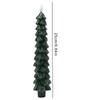 3D Christmas Tree Candles Flameless Taper Candles Remote Control Battery-powered Led Electronic Candle Light for Christmas Decor