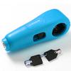 Motorcycle Lock Non Theft Handle Handlebar Electric Strong Torsion Self Locking Chuck Blue Buzzer Alarm
