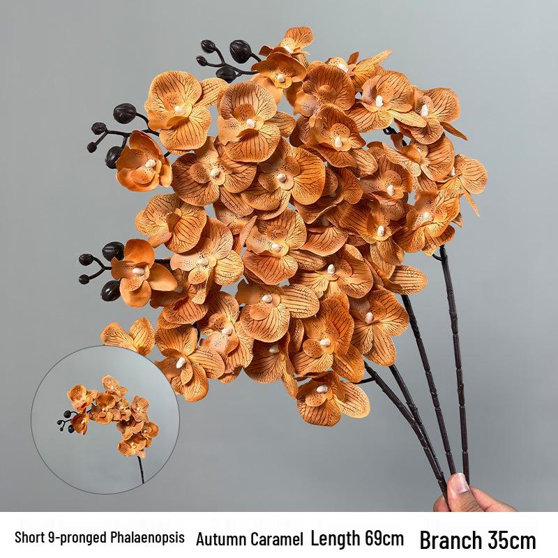 Karamelkleurige Kunstbloemen Bruiloftsdecoratie - Plafond- en Wegdekarrangementen, Koffietint Nepbloemen.