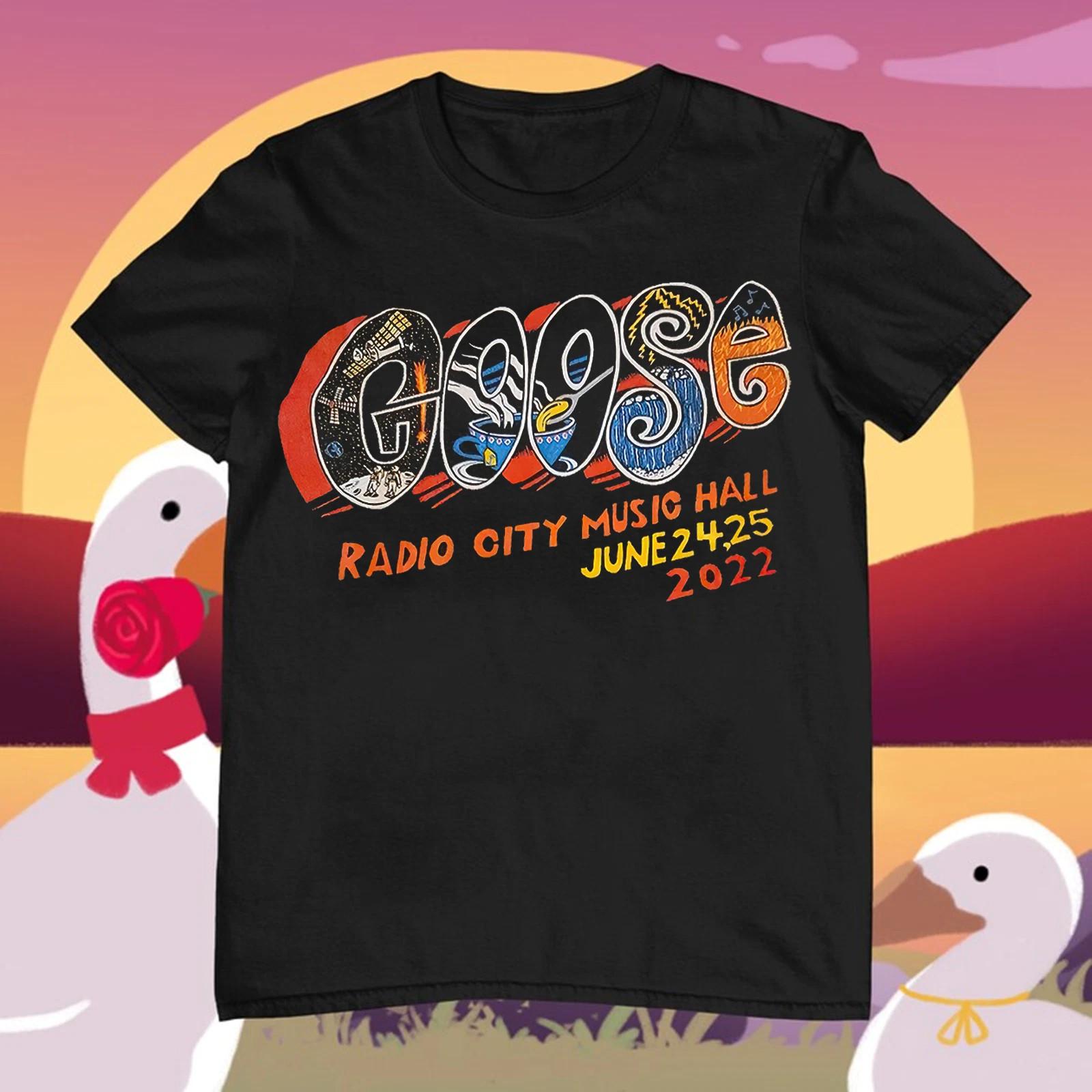 Goose Band Jim Pollock Radio City Music Cotton T Shirt Full Size S-5XL XXXL