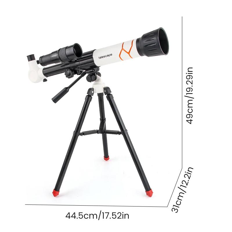 Kids STEM Telescope with 3 Eyepieces Science Experiment Teaching Portable Astronomy Telescope Toys for Children Birthday Gifts