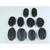 469Cts.Natural Black Tourmaline Oval Shape Cabochon Loose Gemstone 10Pcs Lot C-339