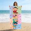 C-Crayon Shin-chan Japanese Beach Towel Quick-drying Suitable for Beach Gym Yoga Pool Summer Funny Gift for Friends And Family
