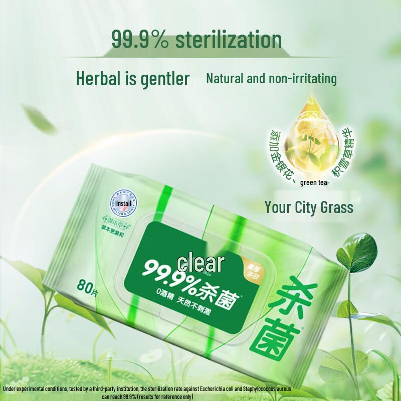 Qingfeng Alcohol-Free Wet Wipes