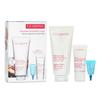 Clarins Perfect Hydration Body Set: Super Hydrating Body Balm 200ml+Youthful Hand Cream 30ml+Hydra Essentiel Reparing Lip Balm 3ml
