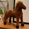 Horse Plush Toy Realistic Horse Stuffed Animal 12" Collectible Horse Soft Soft Animal Doll Pillow for Kids