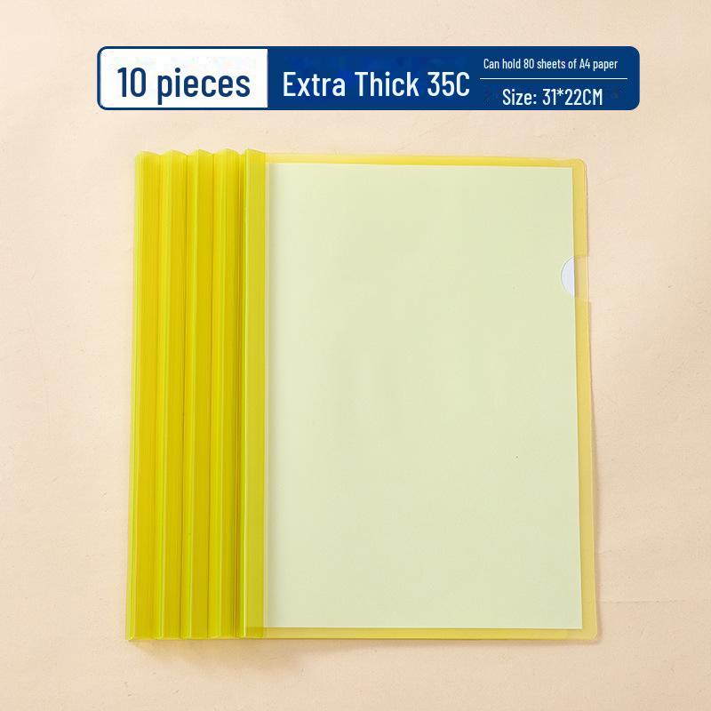 Папка-раскладушка формата А4 из матового прозрачного полипропилена повышенной плотности для организации документов и контрольных работ A4/Extra Thick 35c (No Thickness/Size Change)