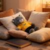 Motorcycle Bear Plush Toy, Motorcycle Bear Stuffed Pillow, Suitable For Motorcycle Fans Adult Home Decoration Marked