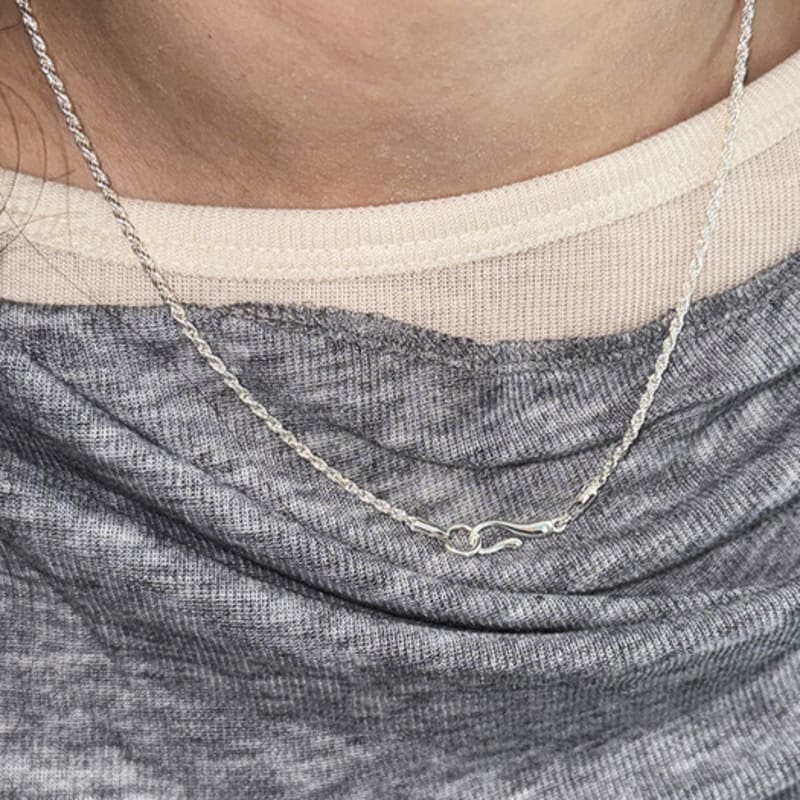 Easy Thingz Rope Chain Hook Necklace