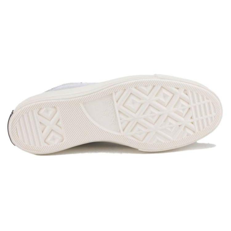 Converse 1970s Chuck Taylor All Star Comfortable Trendy High-Top Canvas Shoes Women Sneakers Silver 561731C