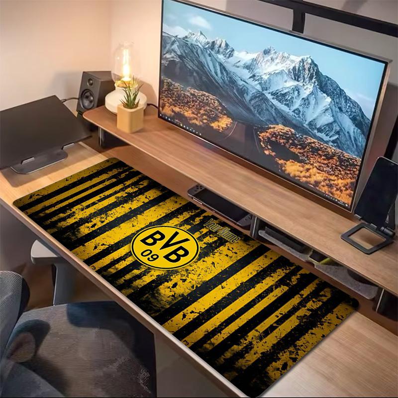 Bsc Young Custom Name Large Size Mouse Pad Large Gaming Table Cushion Non-slip Laptop Tablet Big Mousepad XXL Mat Mini PC Playmat With Lock edge