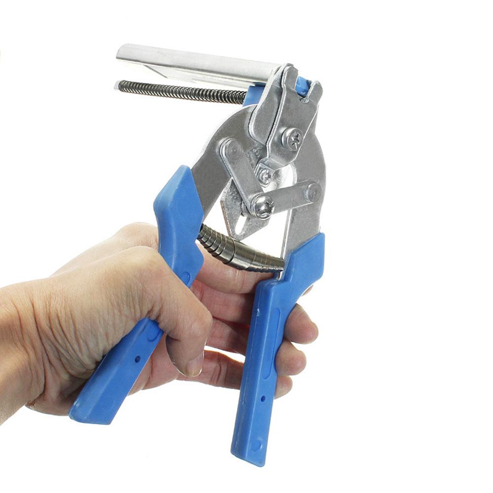 Durable Anti-slip Handle Mesh Cage M Clips/Staples Hog Ring Plier Bird Chicken Hand Tools