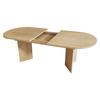 Tavolo da Pranzo Estensibile 160/200 * 90 cm, Adatto per 6-8 Persone, Tavolo da Pranzo con Angoli Arrotondati, Piano Spesso, Stile Semplice, Colore Rovere