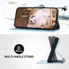 Capa Flip de Couro para Funda Samsung Galaxy A56 A36 A16 A26 A55 A35 A25 A15 A54 A34 5G Capas Carteira Gatinho Fofo 3D Capa de Telefone Mulheres