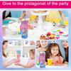 Creative DIY Gemstone Kids Water Bottle 600ml Rainbow Unicorn for School & Outdoor, Holiday Gift for Boys Girls Age 4-6-8-10, Multicolor