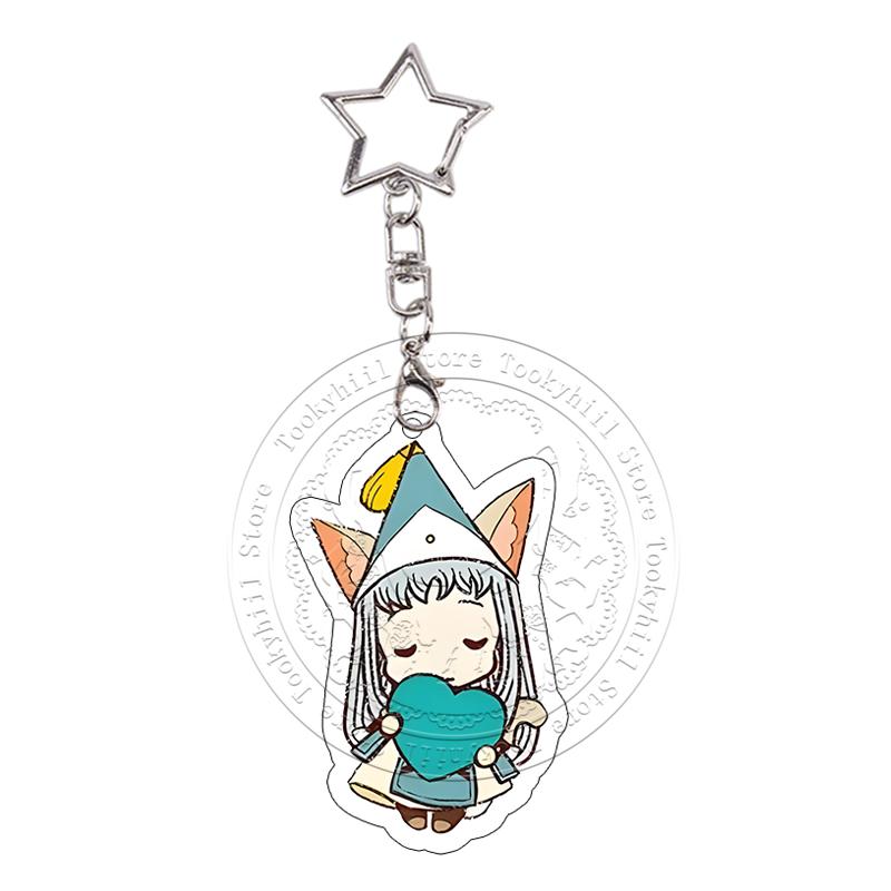Witch Hat Atelier Acrylic Keychain Orugio Coco Tetia Anime Cartoon Characters Bag Decoraccessories Pendant Keyring Birthday Gift