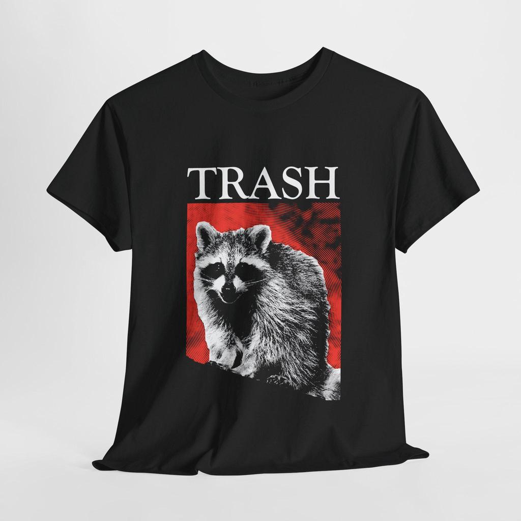 Vintage Red Trash Raccoon T-Shirt