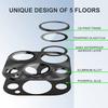 HAT PRINCE For iPhone 16 Pro/16 Pro Max Integrated Camera Lens Protector Aluminum Alloy+Tempered Glass Lens Film