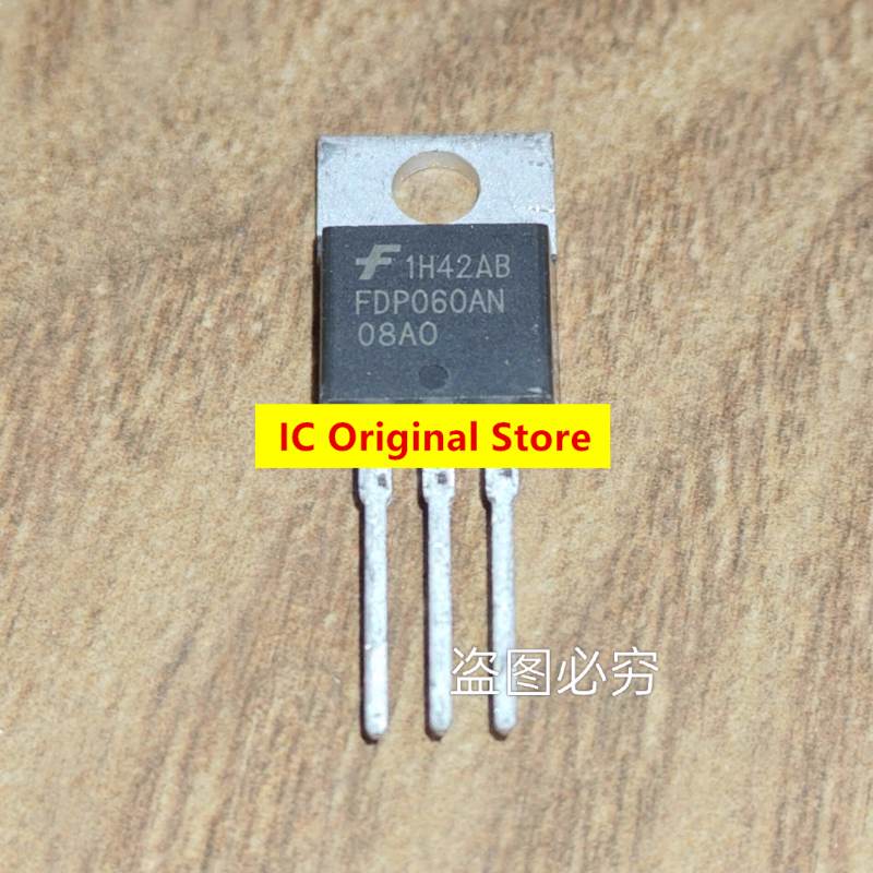 10pcs FDP060AN08AO MOS Field Effect Tube TO-220 80A 75V 060AN08 New Original Spot FDP060AN