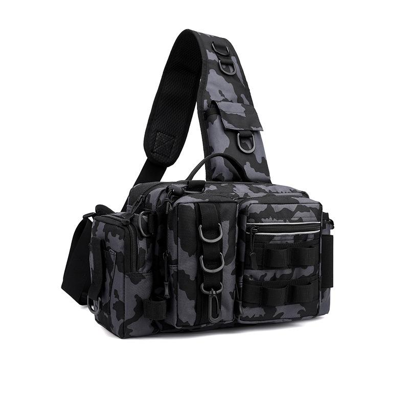 Multifunctional Casual Luya Bag Chest Bag Waist Bag Outdoor Shoulder Crossbody Bag Fishing Rod Bag Equipment Fishing Bag Back