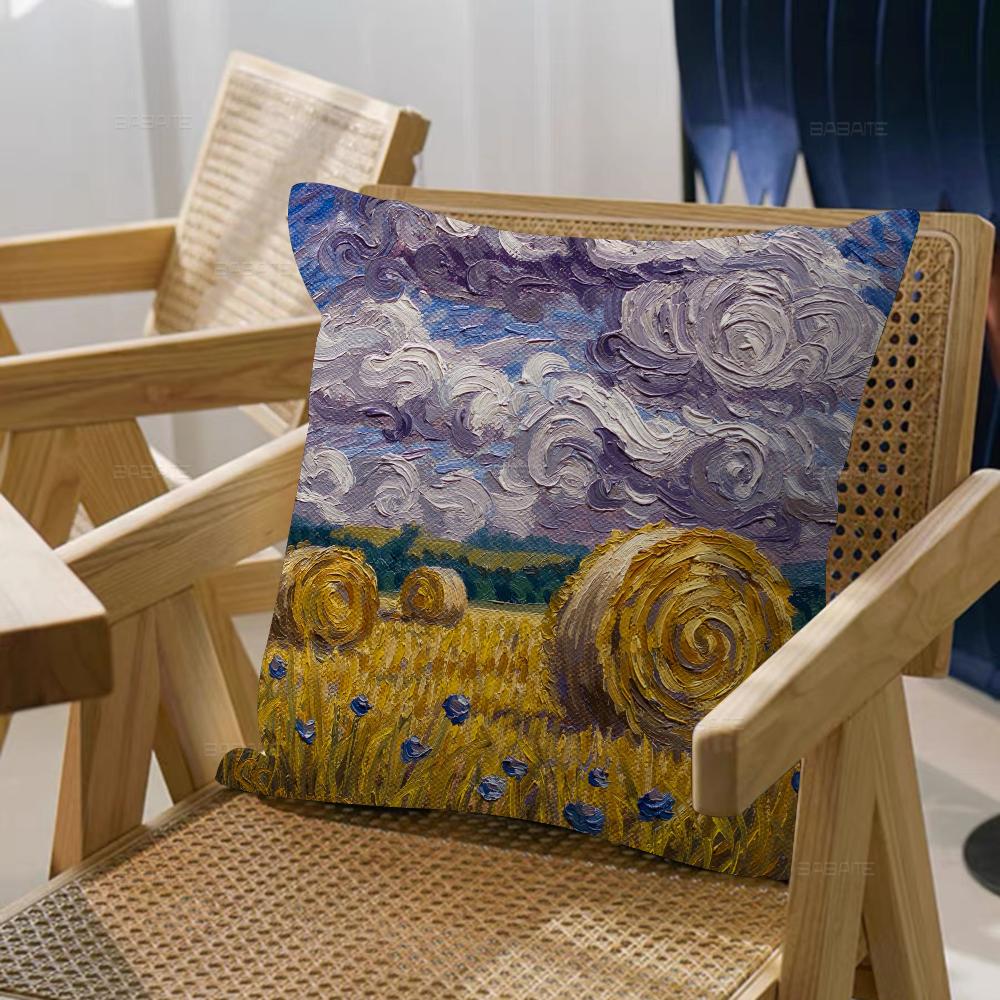 Van Gogh Starry Sky Pillowcases Home Bedding Decorative Pillow Cover Wedding Super Soft Pillow Case