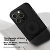 IPhone 14 Pro Max Case, Apple 14 Pro Max Protective Cover, Wireless Charging Compatible, Frosted Anti-Drop Full Protection Case, Midnight Black