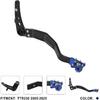 CHANGCHENG Motorcycle Brake Foot Pedal Lever Brake Pedal Folding Tip Aluminum CNC for TTR230 2005-2025 Dirt Bike Blue